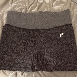 Gray Patterned 1st Phorm Women's Athletic Shorts